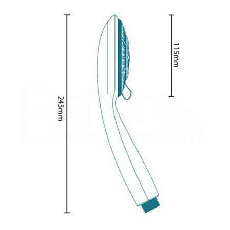 MX Inspiration QI Chrome 8.5kW Electric Shower