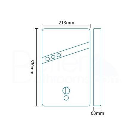 MX Inspiration QI Chrome 8.5kW Electric Shower