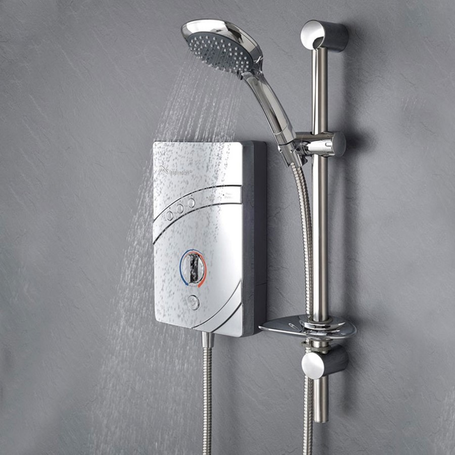 MX Inspiration QI Chrome 9.5kW Electric Shower