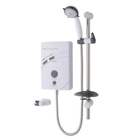 MX Inspiration QI Care Thermostatic White 8.5kW Electric Shower