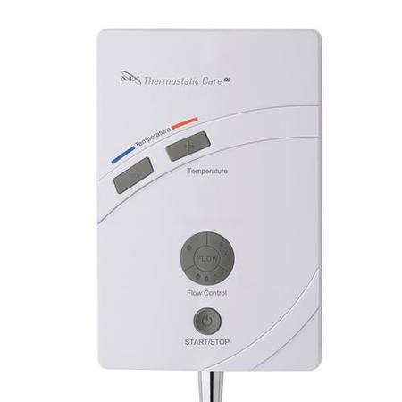 MX Inspiration QI Care Thermostatic White 8.5kW Electric Shower