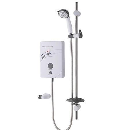 MX Inspiration QI Care Thermostatic White 9.5kW Electric Shower