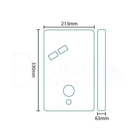 MX Inspiration QI Care Thermostatic White 9.5kW Electric Shower