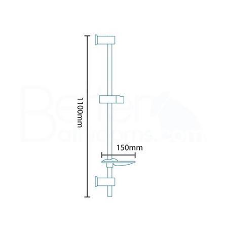 MX Inspiration QI Care Thermostatic White 9.5kW Electric Shower