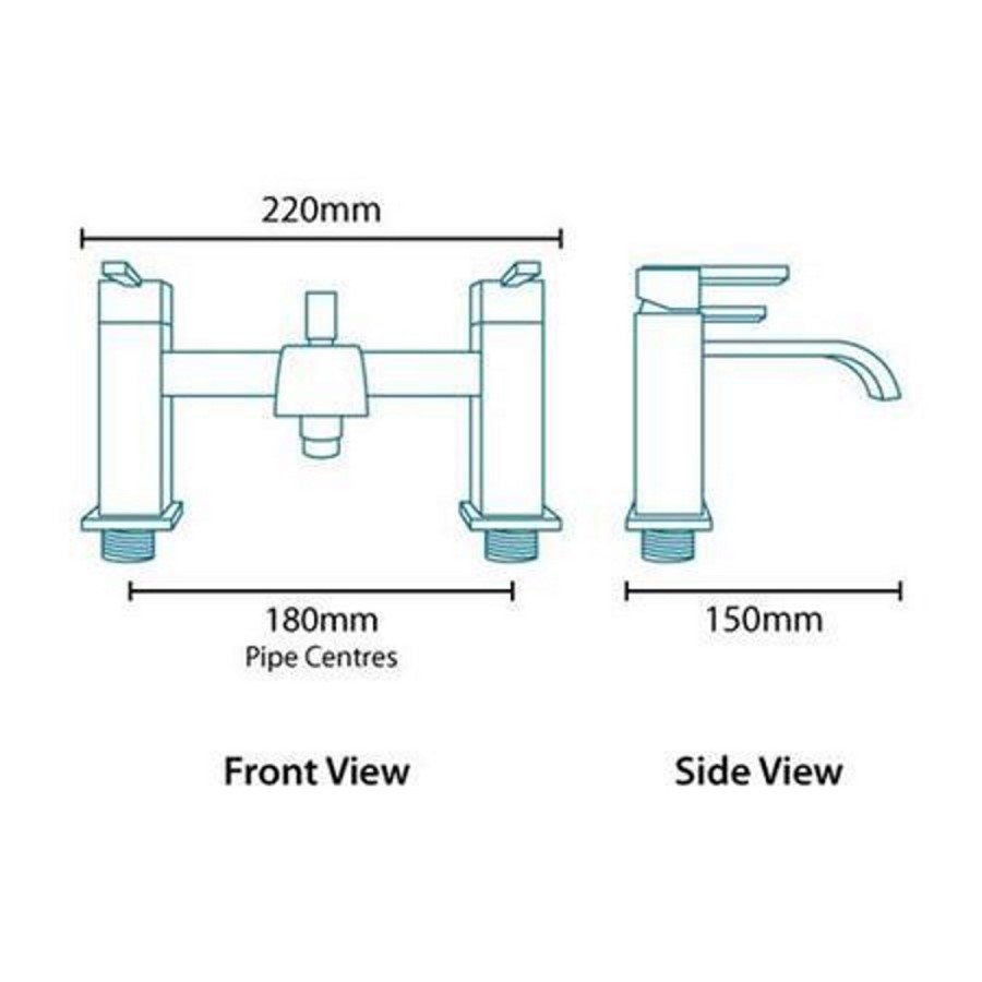 Bath Shower Mixer - Edge Range