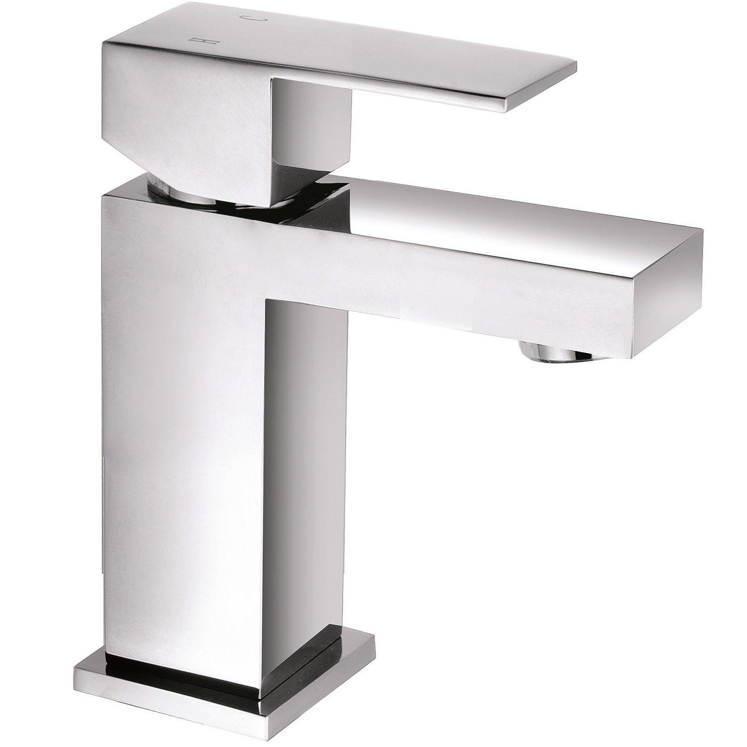EVG Modern Single Lever Basin Mixer Tap – Chrome – Deck Mounted With Waste (Slotted/Unslotted)