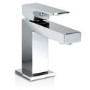 Grade A1 - Chrome Mixer Shower with Bath and Basin Tap Set - Cube