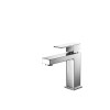 Chrome Mono Basin Mixer Tap - Cube
