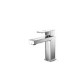 Chrome Mono Basin Mixer Tap - Cube