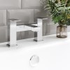 Chrome Bath Mixer Tap - Cube