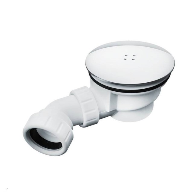 90mm High Flow Shower Tray Waste Chrome Better Bathrooms