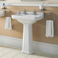 Park Royal 560mm Two Tap Hole Basin & Pedestal