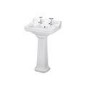 Park Royal 560mm Two Tap Hole Basin & Pedestal