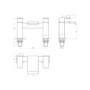 Chrome Bath Mixer Tap - Aqua