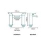 GRADE A1 - Aqua Bath Filler Tap