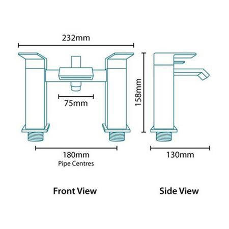 GRADE A1 - Aqua Bath Shower Mixer