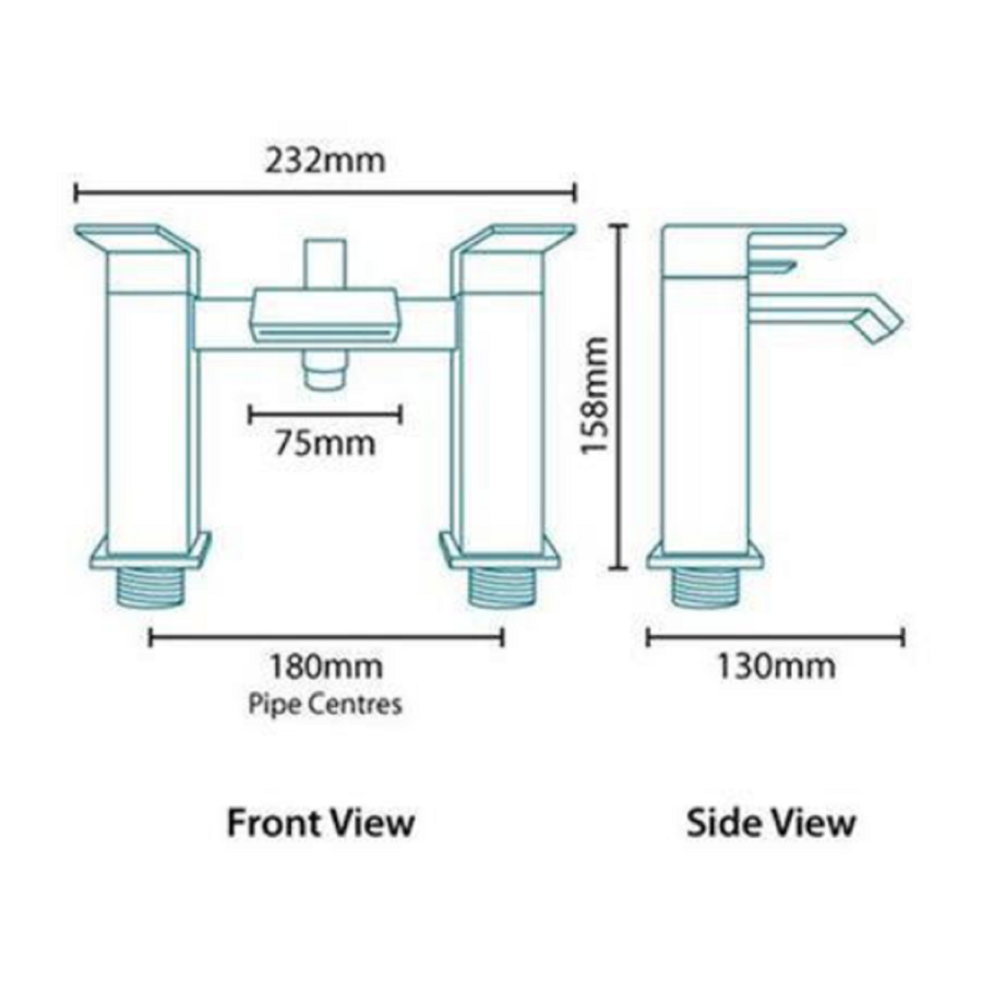 GRADE A1 - Aqua Bath Shower Mixer Tap