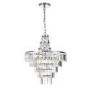 Layla Chisel Cut Crystal Chandelier