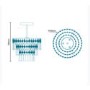 Layla Chisel Cut Crystal Ceiling Light