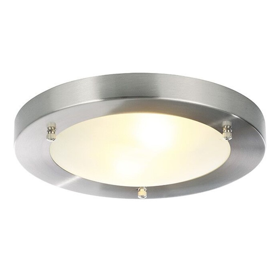 Sabor Large Frosted Flush Ceiling Light
