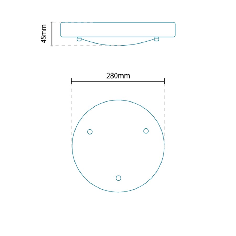 Sabor Large Frosted Flush Ceiling Light