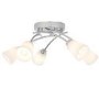 Indus 5 Arm Satin Nickel Ceiling Light