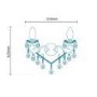 Ruby Chandelier Style Wall Light 