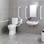 Doc M White Two Piece Bathroom Suite	