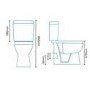Doc M White Two Piece Bathroom Suite	