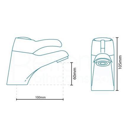 Doc M White Two Piece Bathroom Suite	