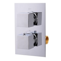 Single Outlet Concealed Thermostatic Shower Valve -EcoCube Range Single Outlet Concealed Thermostatic Shower Valve -EcoCube Range