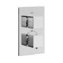 Concealed Dual Control Thermostatic Shower Valve with Diverter - EcoCube Range