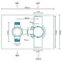 Concealed Dual Control Thermostatic Shower Valve with Diverter - EcoCube Range