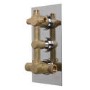 Triple Outlet Concealed Thermostatic Shower Valve -EcoS9 Range