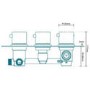 Triple Outlet Concealed Thermostatic Shower Valve -EcoS9 Range