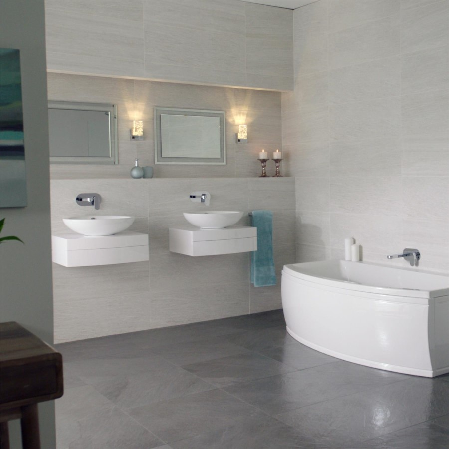 Lavagna Grigia Porcelain Rectified Wall/Floor Tile