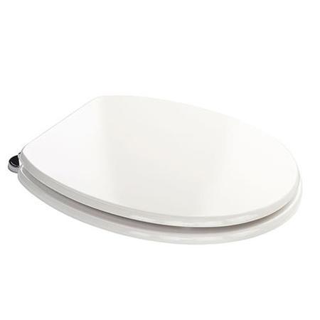 Sit Tight Jackson White Moulded Wood Toilet Seat