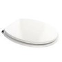 Sit Tight Jackson White Moulded Wood Toilet Seat