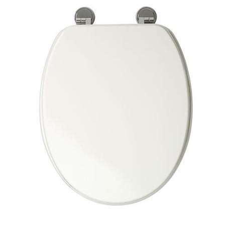 Sit Tight Jackson White Moulded Wood Toilet Seat