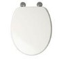 Sit Tight Jackson White Moulded Wood Toilet Seat