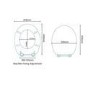 Sit Tight Jackson White Moulded Wood Toilet Seat