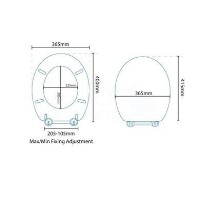 Sit Tight Dawson White Soft Close Moulded Wood Toilet Seat