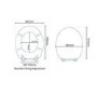 Sit Tight Dawson White Soft Close Moulded Wood Toilet Seat