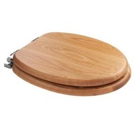 Sit Tight Bloomfield Solid Oak Soft Close Toilet Seat