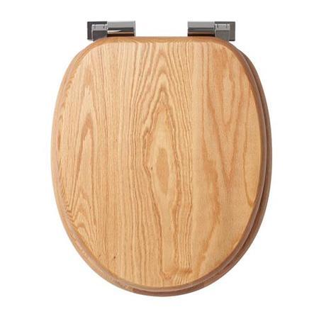 Sit Tight Bloomfield Solid Oak Soft Close Toilet Seat