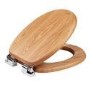 Sit Tight Bloomfield Solid Oak Soft Close Toilet Seat
