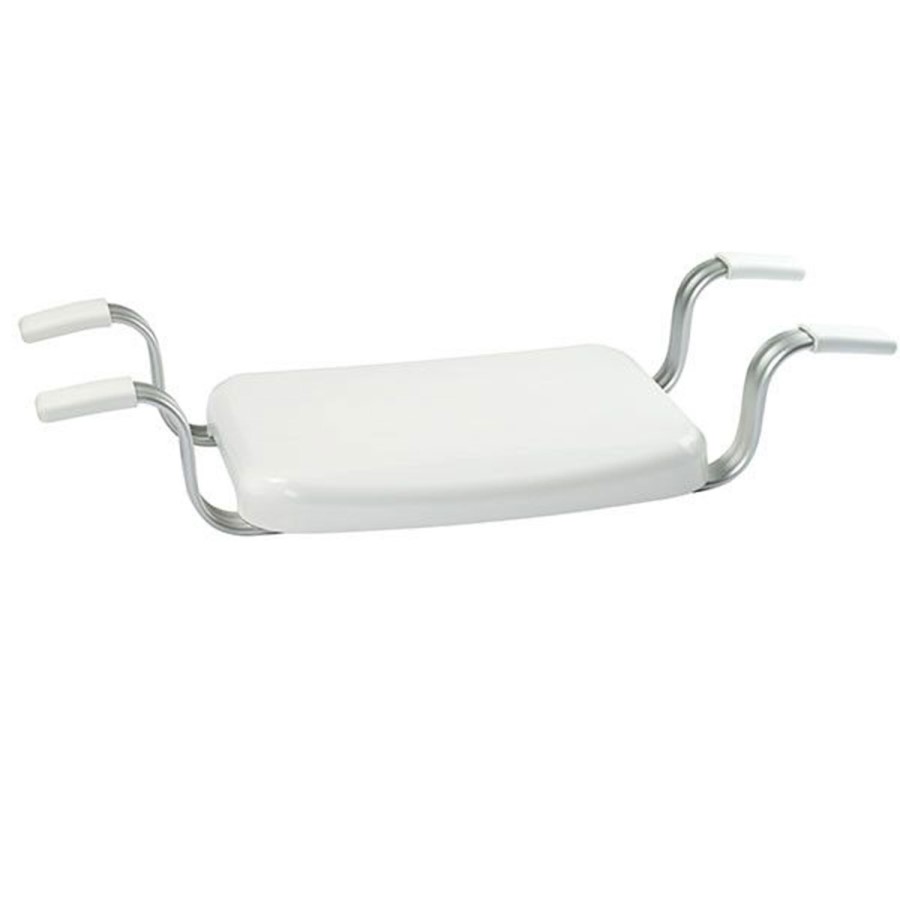 White Easy Fit Bath Bench