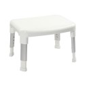 BeBa_12567 Small White Adjustable Height Shower Stool - Croydex