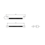 GRADE A1 - Stainless Steel Grab Bar with Anti-Slip Grip 680mm