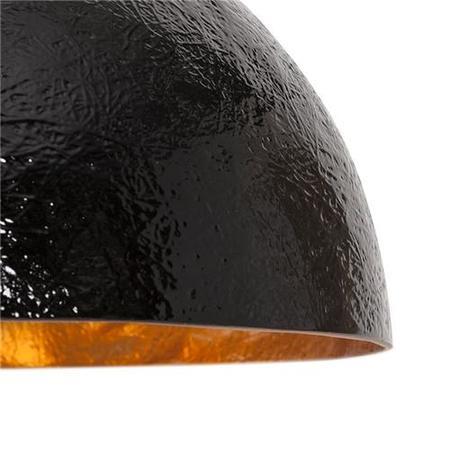 Dome Black & Gold Pendant Ceiling Light